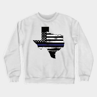 texas american flag Crewneck Sweatshirt